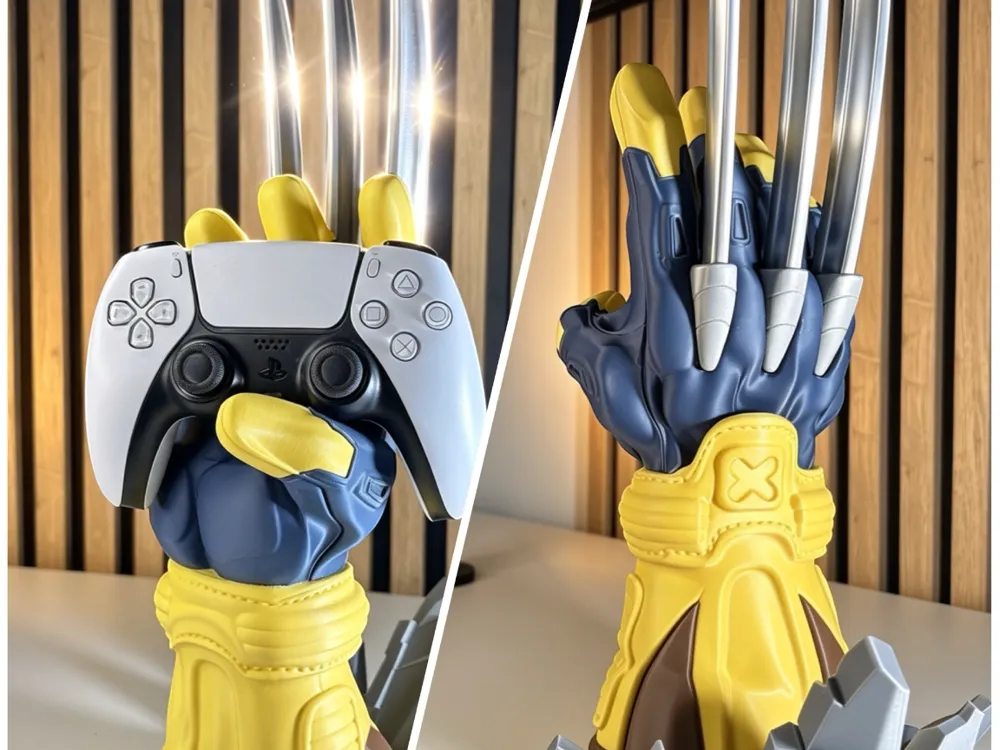 Controller holder inspired by Wolverine
